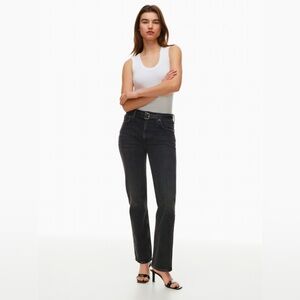 Citizens of Humanity Zurie Straight Leg Jean Stormy Size 24